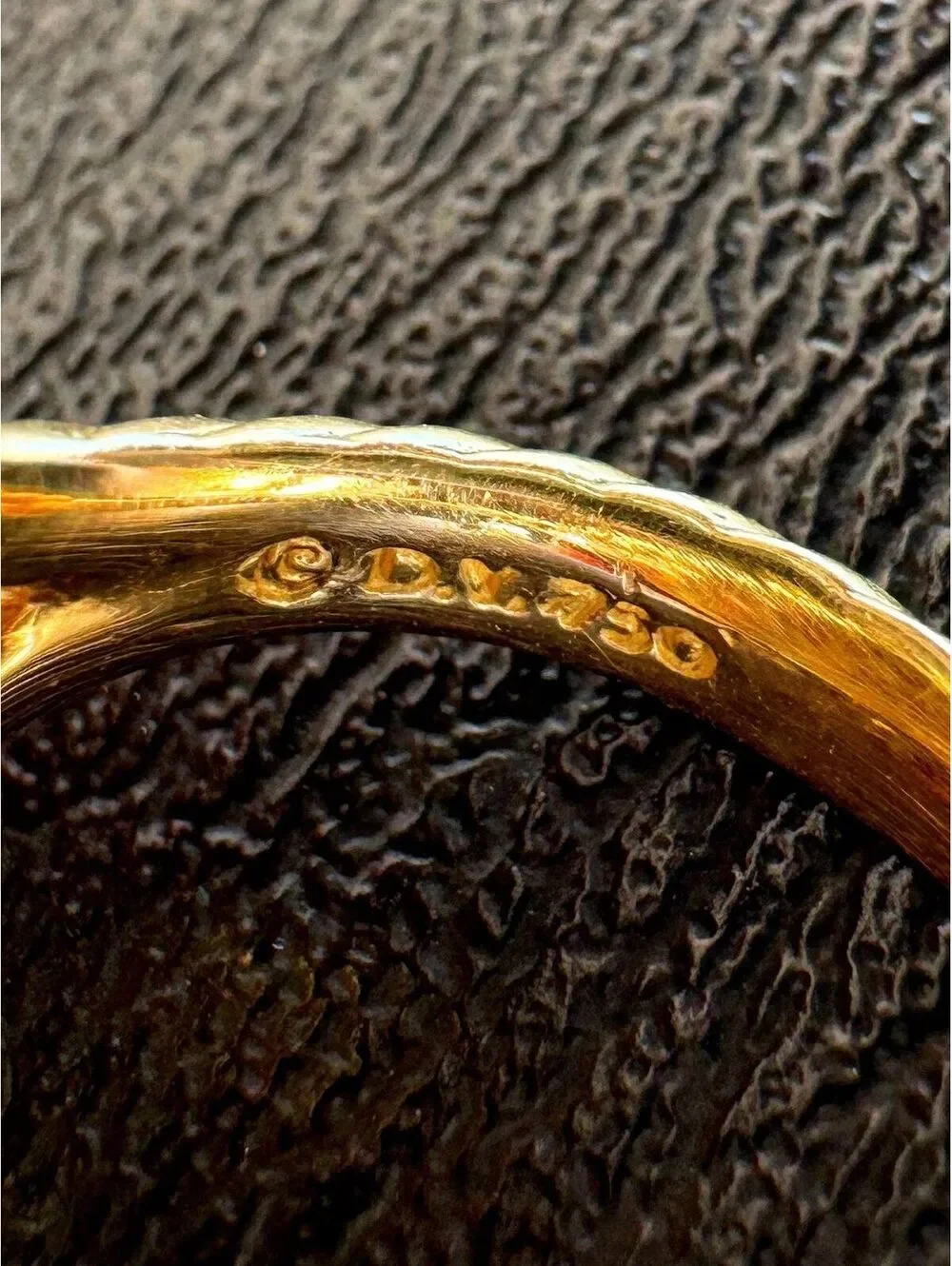 David Yurman Starburst Diamond Pave Cocktail Ring 18k YG